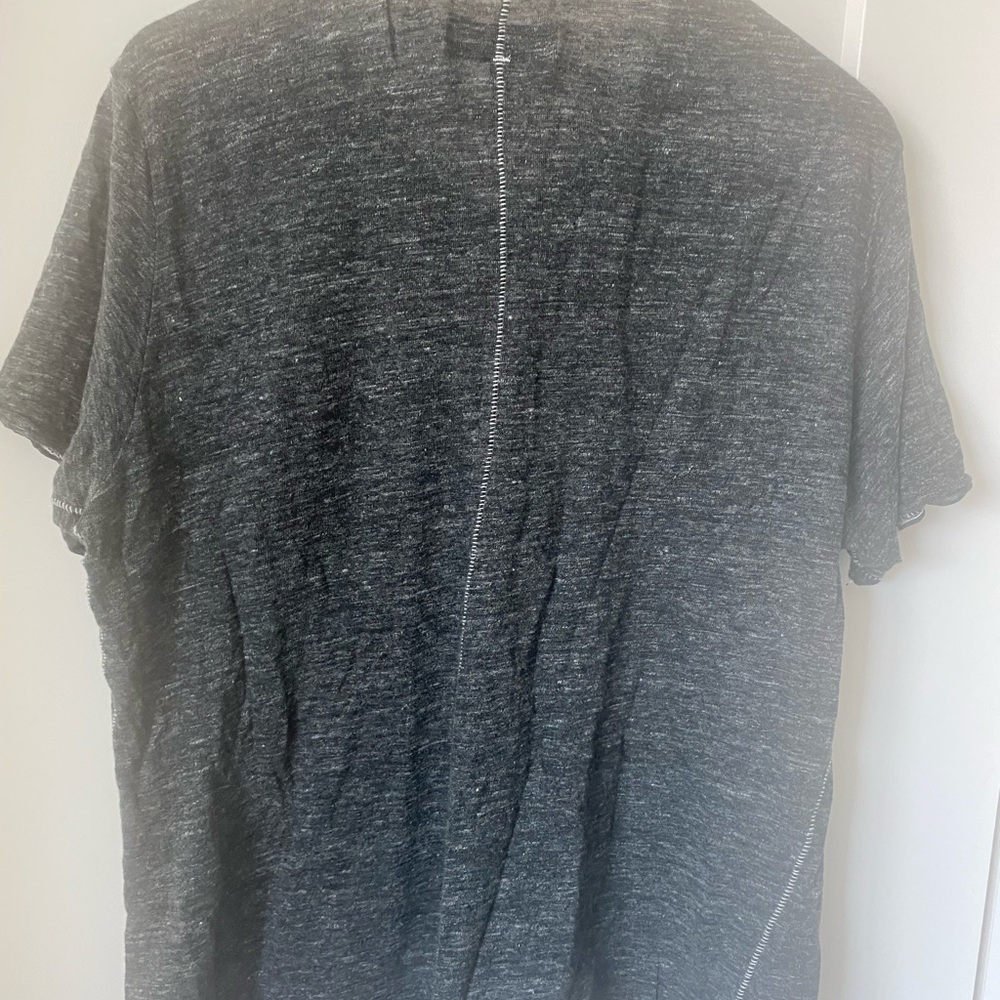 Mens rag and bone black pocket a shirt - L